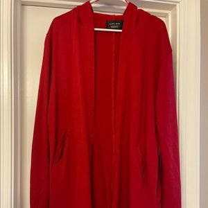 Zara Men’s hooded sweatshirt cardigan XL